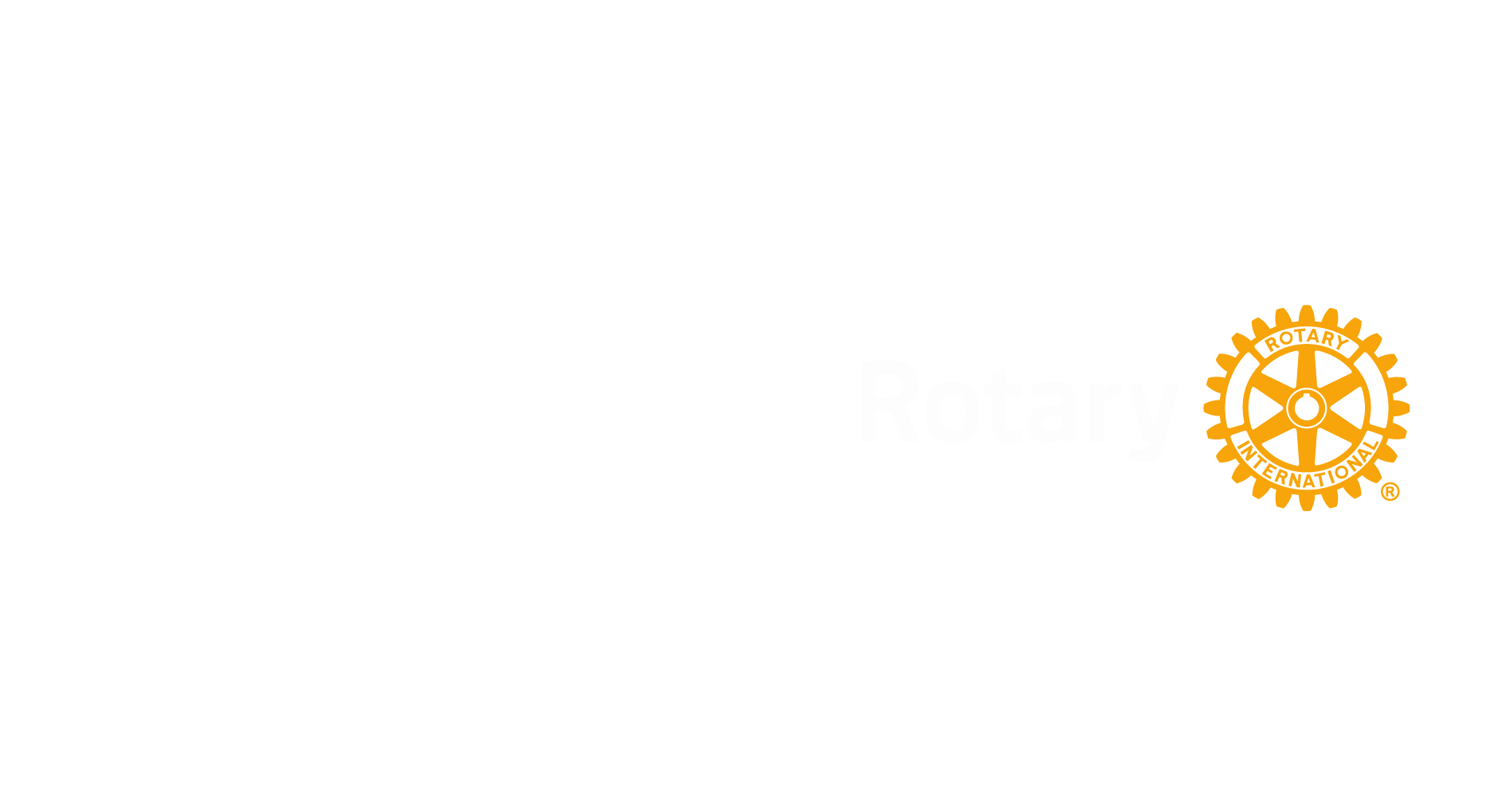 Logo Rotary - White-Gold fundo transparente